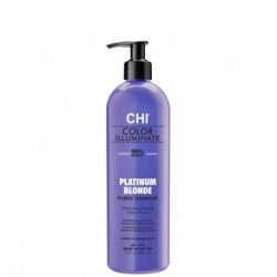 CHI Spalvos atgaivinimo šampūnas Ionic Color Illuminate Platinum Blonde Shampoo