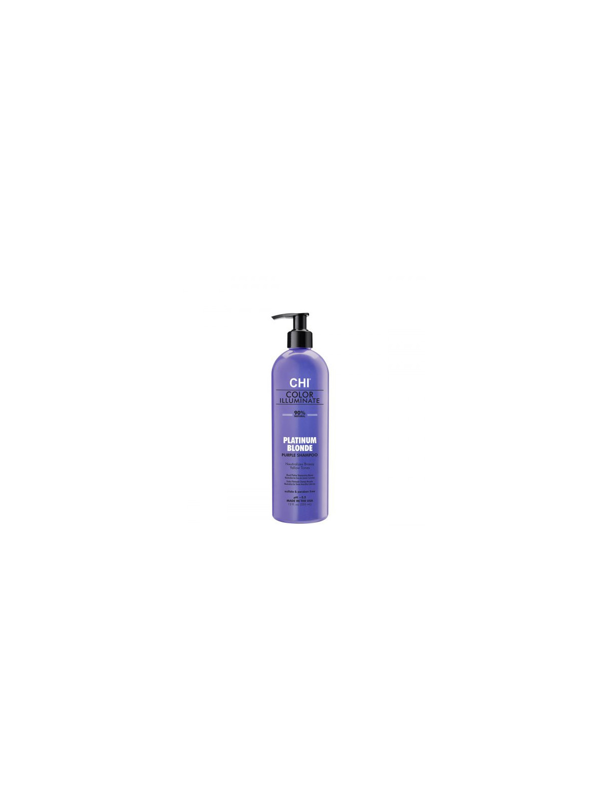 CHI Spalvos atgaivinimo šampūnas Ionic Color Illuminate Platinum Blonde Shampoo
