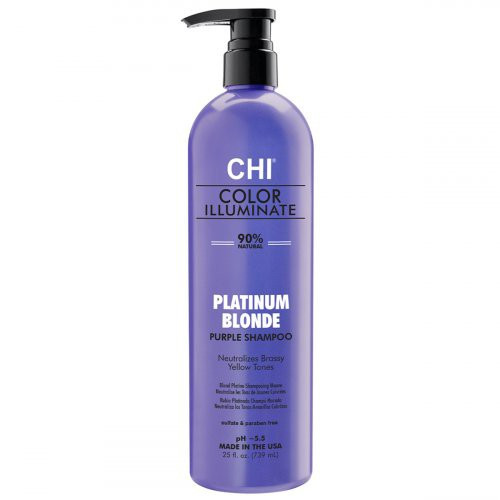 CHI Spalvos atgaivinimo šampūnas Ionic Color Illuminate Platinum Blonde Shampoo