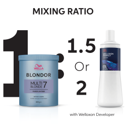 Wella Professionals Blondor Multi Blonde 7 Powder Šviesinimo milteliai