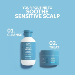 Šampūnas jautriai galvos odai Wella Senso Calm Sensitive Shampoo 