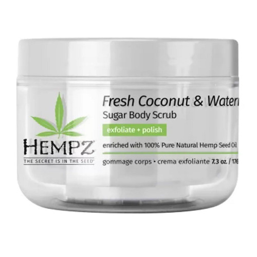 Hempz Kūno šveitiklis Fresh Coconut & Watermelon Herbal Sugar Body Scrub