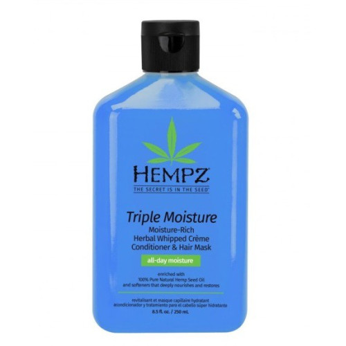Hempz Drėkinantis kondicionierius-kaukė Triple Moisture Creme Conditioner & Hair Mask