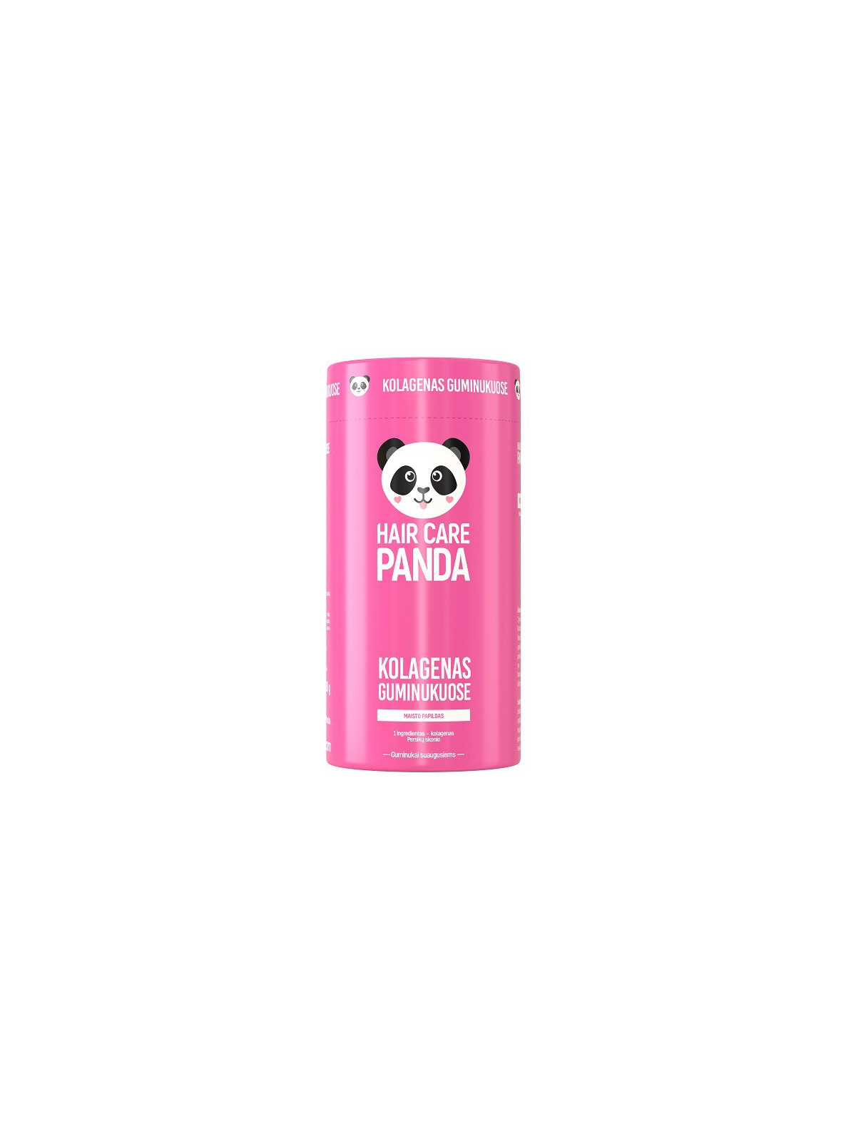 Hair Care Panda Maisto papildas Kolagenas guminukuose Food Supplement With Collagen