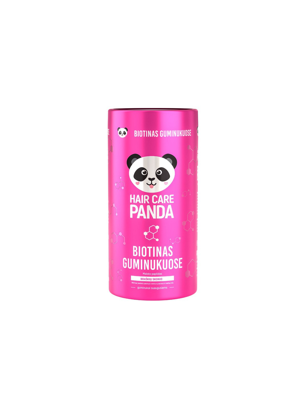 Hair Care Panda Maisto papildas plaukams su biotinu Food supplement Biotin