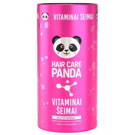 Hair Care Panda Maisto papildas vitaminai šeimai Multivitamin Food Supplement