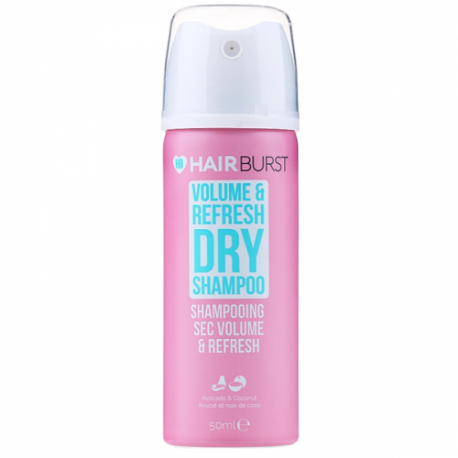Hairburst Kelioninis sausas plaukų šampūnas Volume & Refresh Dry Shampoo