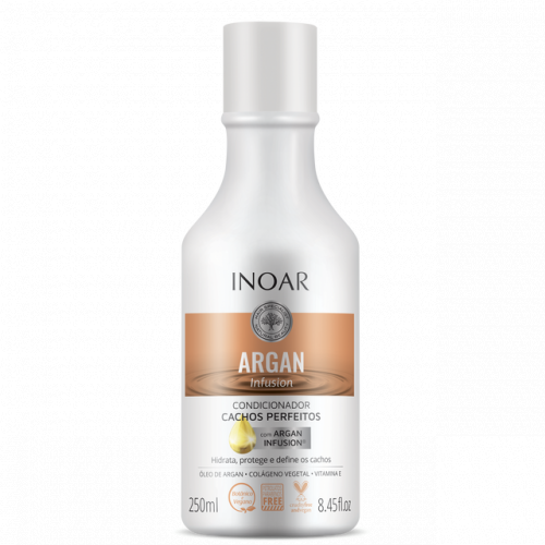 Inoar Plaukų kondicionierius tobuloms garbanoms Argan Infusion Perfect Curls Conditioner