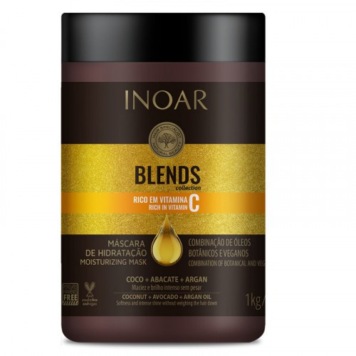 INOAR Blends Mask Plaukų kaukė su vitaminu C  250g
