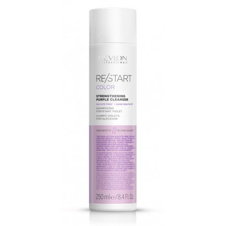 Revlon Professional Stiprinantis šampūnas blondinėms, balintiems ir šviesintiems plaukams  RE/START Strengthening Purple Cleanse
