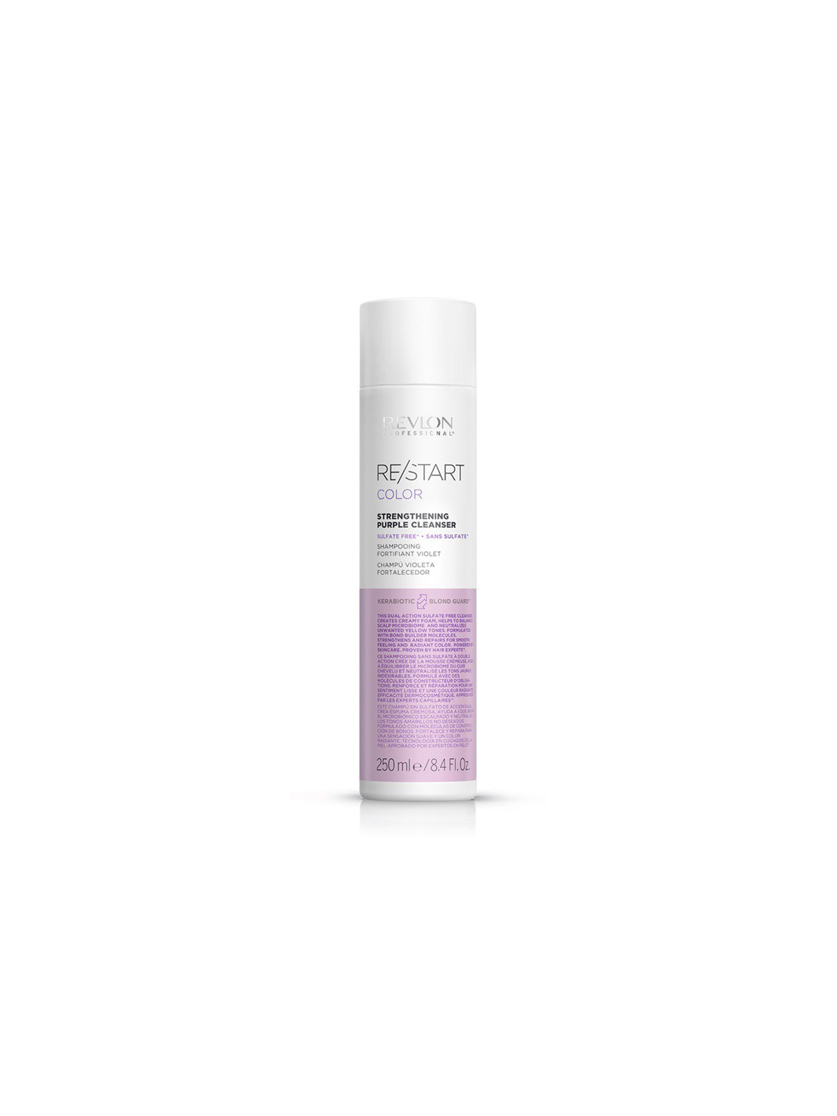 Revlon Professional Stiprinantis šampūnas blondinėms, balintiems ir šviesintiems plaukams  RE/START Strengthening Purple Cleanse