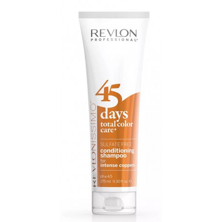 Revlon Professional Šampūnas - kondicionierius variniams atspalviams palaikyti 45 days Total Color Care Intense Coppers Conditio