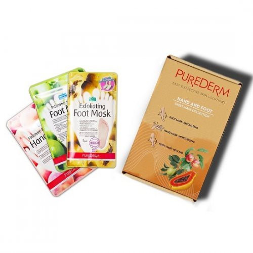 Purederm Pėdų ir rankų kaukių rinkinys Foot & Hand Sheet Mask Collection