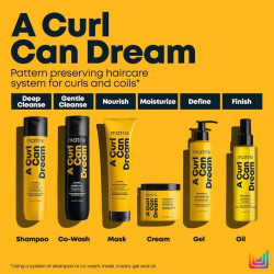 Matrix l Lengvos fiksacijos garbanų formavimo gelis A Curl Can Dream Light Hold Gel