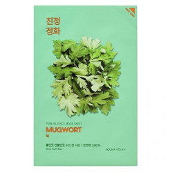 Holika Holika Lakštinė veido kaukė su paprastojo kiečio ekstraktu Pure Essence Mask Sheet Mugwort