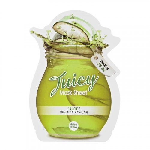 Holika Holika Lakštinė veido kaukė su alaviju Aloe Juicy Mask Sheet