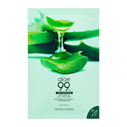 Holika Holika Lakštinė veido kaukė su alaviju Aloe 99% Soothing Gel Jelly Mask Sheet