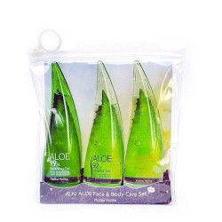 Holika Holika Kūno ir veido odos priežiūros rinkinys Jeju Aloe Face And Bodycare Set