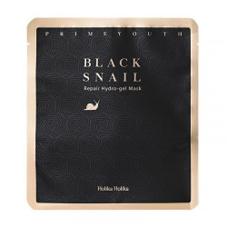 Holika Holika Odą šviesinanti bei stangrinanti hidrogelinė veido kaukė Black Snail Repair Hydro Gel Mask