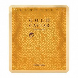 Holika Holika Jauninamoji lakštinė veido kaukė Prime Youth Gold Caviar Gold Foil Mask