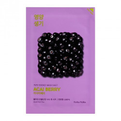 Holika Holika Lakštinė veido kaukė su acai uogų ekstraktu Pure Essence Mask Sheet Acai Berry