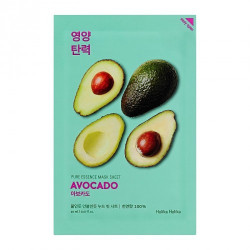 Holika Holika Lakštinė veido kaukė su avokadų ekstraktu Pure Essence Mask Sheet Avocado