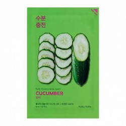 Holika Holika Lakštinė veido kaukė su agurkų ekstraktų Pure Essence Mask Sheet Cucumber