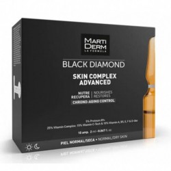 MartiDerm Veido ampulės su vitaminų ir antioksidantų kompleksu Black Diamond Skin Complex Advanced