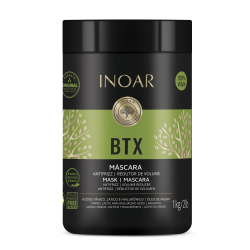 INOAR Intensyviai plaukus glotninanti kaukė BTX Anti-frizz Mask