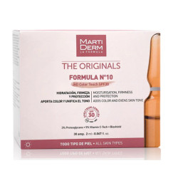 MartiDerm Veido ampulės Formula No.10 HD Color Touch SPF30