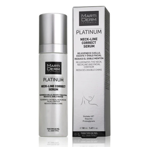 MartiDerm Koreguojamasis kaklo ir iškirptės odos serumas Platinum Neck-Line Correct Serum