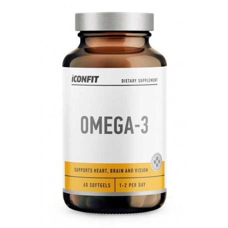 Iconfit maisto papildas Omega 3 Capsules