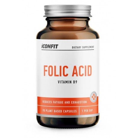 Iconfit Folio rūgštis Folic Acid  Supplement