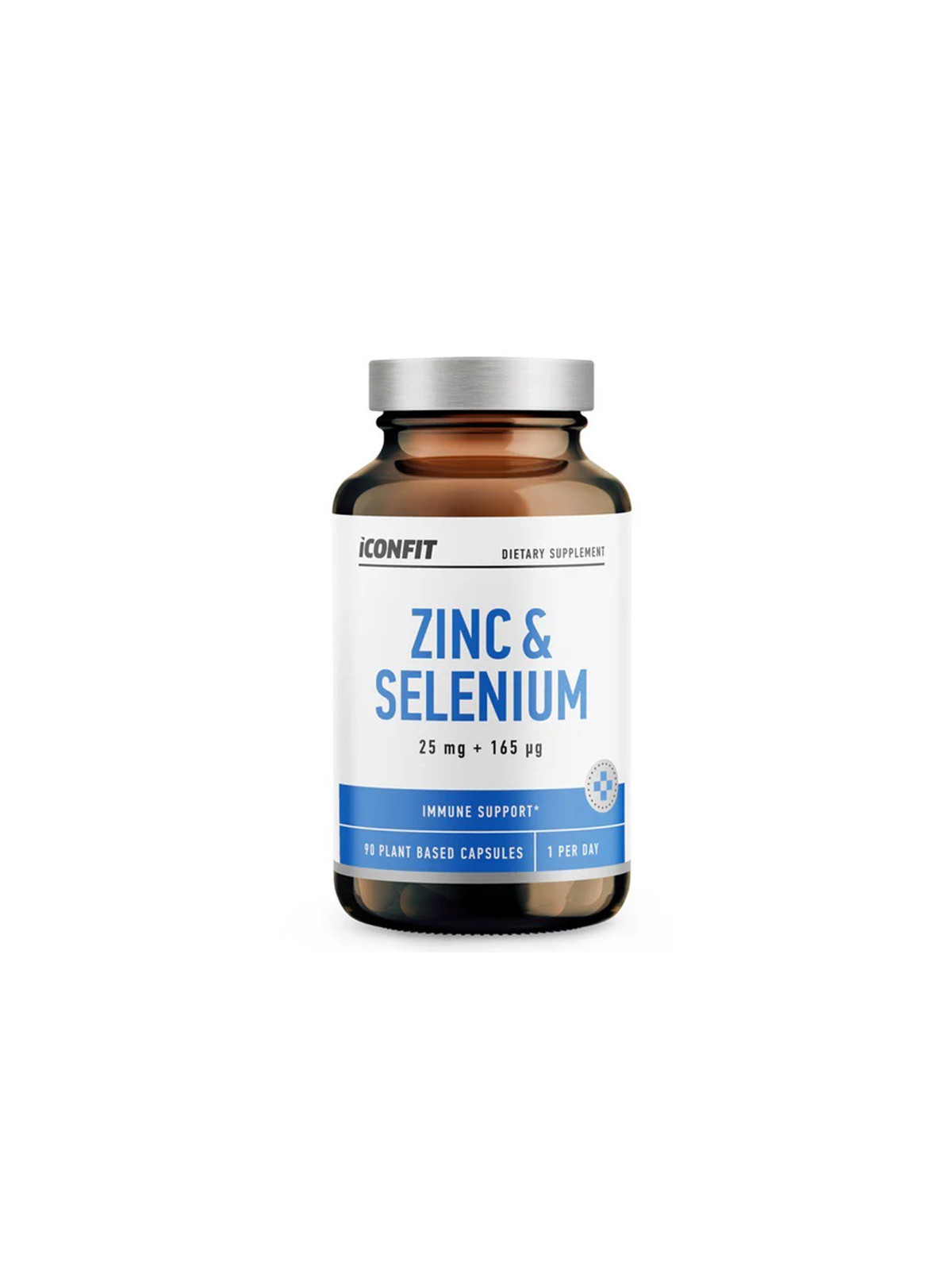 Iconfit Cinkas ir selenas maisto papildas Zinc & Selenium Supplement