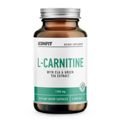 Iconfit L-CARNITINE su CLA ir žaliosios arbatos ekstraktu L-Carnitine With CLA & Green Tea