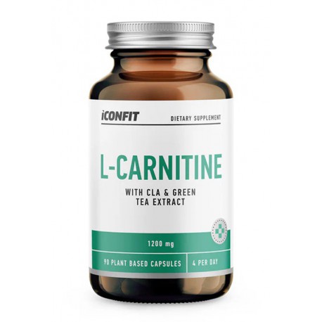 Iconfit L-CARNITINE su CLA ir žaliosios arbatos ekstraktu L-Carnitine With CLA & Green Tea