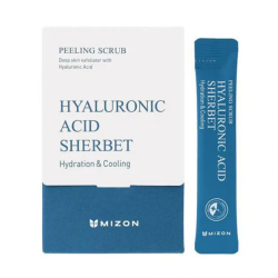 Mizon Veido šveitiklis su hialuronu Hyaluronic Acid Sherbet Peeling Scrub