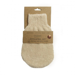 Hydrea London Šveičiamoji medvilninė pirštinė Exfoliating Cotton Mitt with Copper