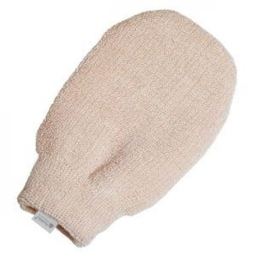 Hydrea London Šveičiamoji medvilninė pirštinė Exfoliating Cotton Mitt with Copper