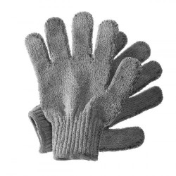 Hydrea London Šveičiamosios karbonizuotos bambuko pirštinės Carbonized Bamboo Exfoliating Gloves