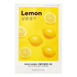 Missha Veido kaukė su citrinų ekstraktu Airy Fit Sheet Mask Lemon