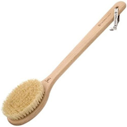 Hydrea London Kūno šepetys su ilga rankena Long-Handled Wet & Dry Body Brush