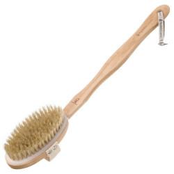 Hydrea London Patvarus kūno šepetys su nuimama rankena Durable Body Brush