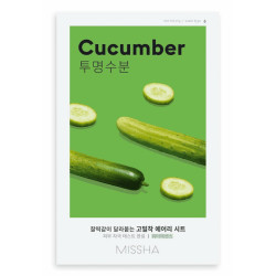 Missha Veido kaukė su agurkų ekstraktu Airy Fit Sheet Mask Cucumber