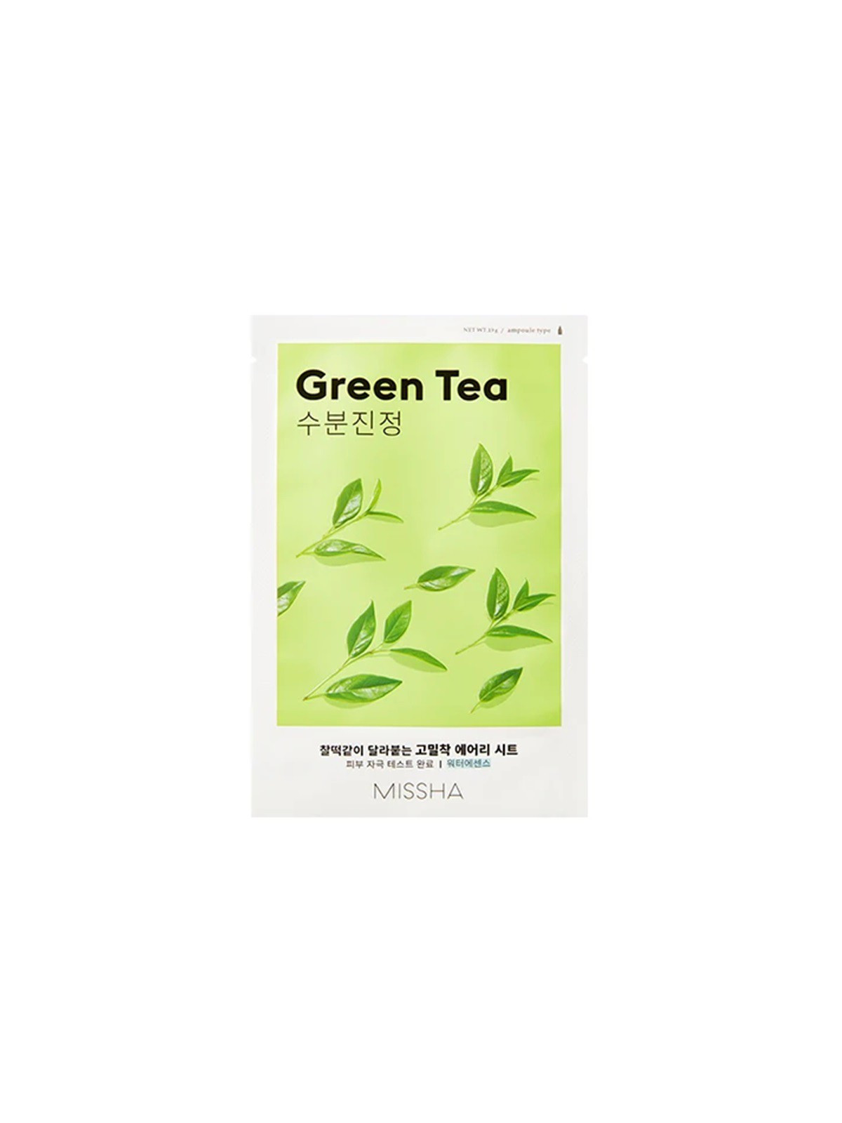 Missha Veido kaukė su žaliosios arbatos ekstraktu Airy Fit Sheet Mask Green Tea