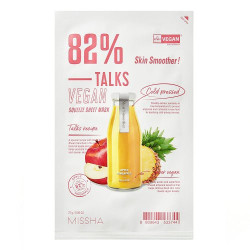 Missha Lakštinė veido kaukė Talks Vegan Squeeze Sheet Mask