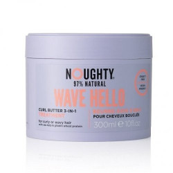 Noughty Intensyviai drėkinantis sviestas garbanotiems ir banguotiems plaukams Wave Hello Curl Butter 3-IN-1 Treatment