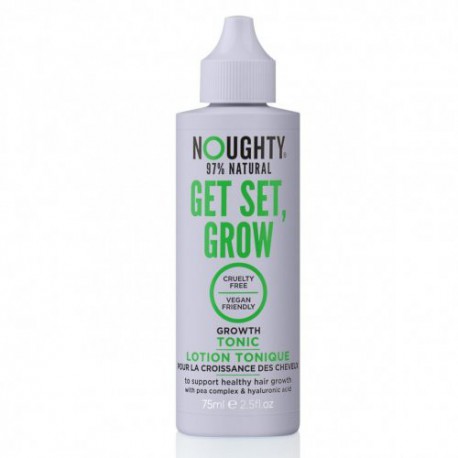 Noughty Plaukų augimą skatinantis tonikas su hialurono rūgštimi ir žirnių kompleksu Get Set, Grow Tonic