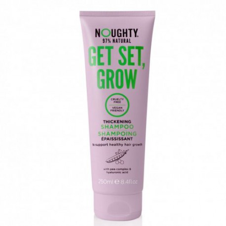 Noughty Plaukų augimą skatinantis šampūnas su hialurono rūgštimi ir žirnių kompleksu Get Set, Grow Thickening Shampoo
