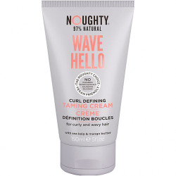 Noughty Garbanas pabrėžiantis kremas banguotiems ir garbanotiems plaukams Wave Hello Curl Taming Cream